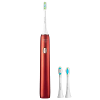 Электрическая зубная щетка Soocas Weeks X3U (в комплекте 2 доп. насадки) Красная