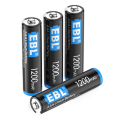 Комплект батареек EBL Lithium AAA 1200mAh (4шт)
